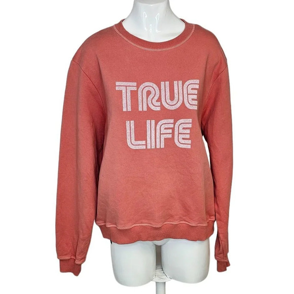 Ba&sh Women's  True Life Lady Sweatsahirt Size US 6 Pullover Crew Neck - Picture 1 of 10